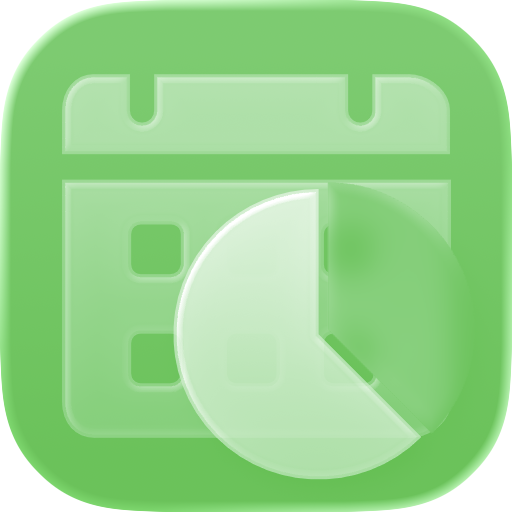 MonthBar App Icon — Tinted Light Green